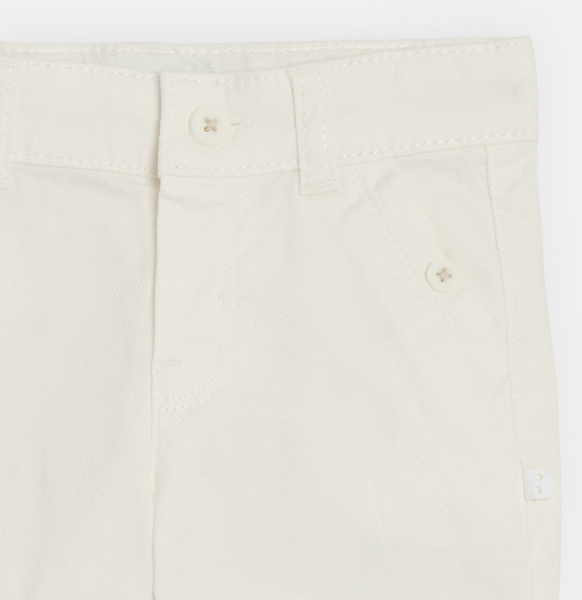 Beige Hose von verspieltem Schick aus Baumwolle für kleine Jungen 2