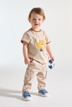 T-shirt lémurien beige bébé garçon 1