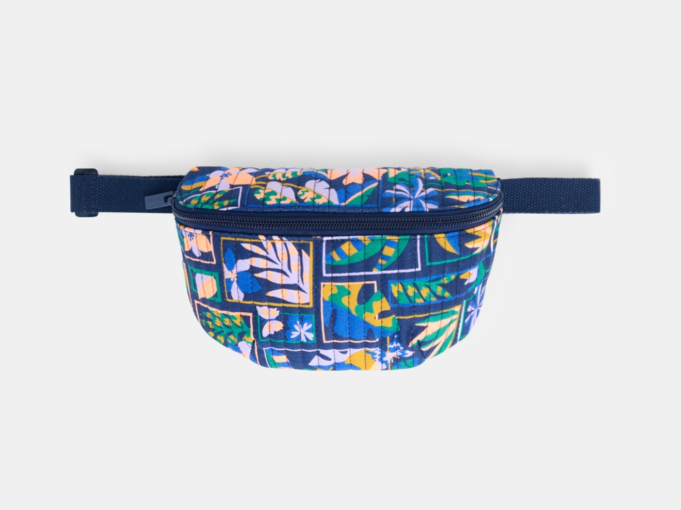 Sac banane en denim matelassé Fille 1