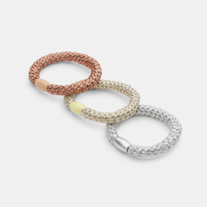 Schillernde Armbänder/Haargummis (3er-Pack) Mädchen 1