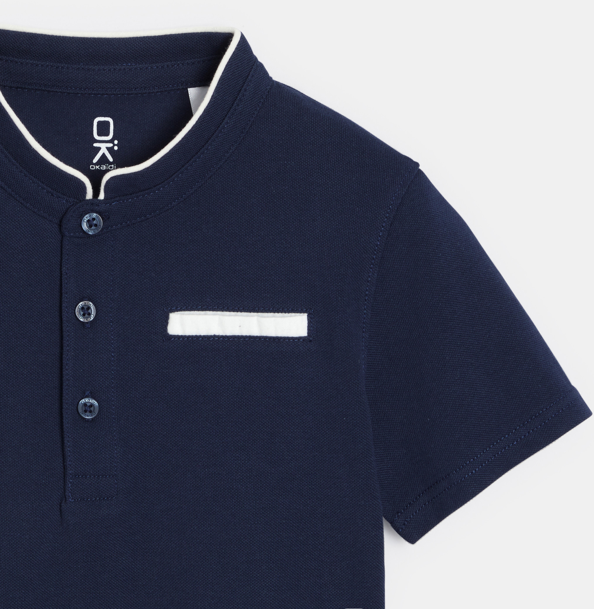 Mornarsko plava polo majica kratkih rukava za dječake 2