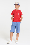 T-shirt manches courtes en jersey piqué rouge Garçon 4