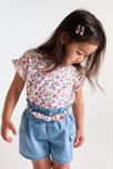 T-shirt fruit coton fantaisie rose bébé fille 4