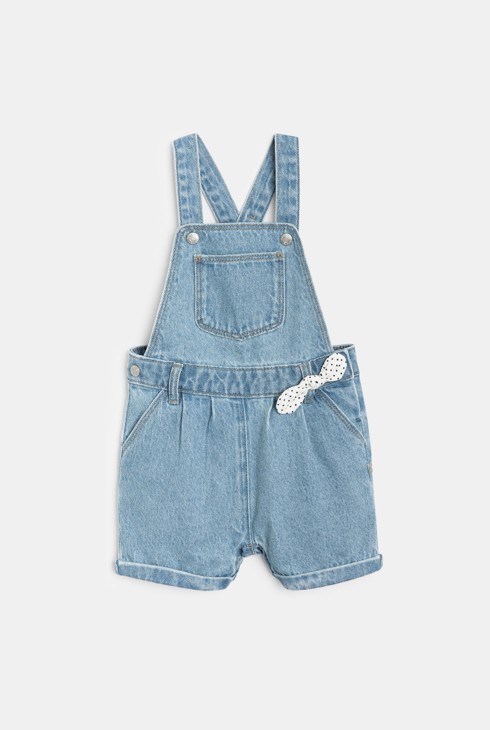 Damen Jeans-Latzhosen Kurz ABBY FABBY