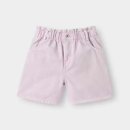 Short Denim Violet Fille - Violet Crocus - 7A - OKAIDI