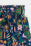 Short ample imprimé bleu Fille 3