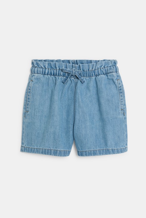 Plave lagane traper hlačice za djevojčice 2