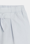 Short brodé uni gris Fille 2