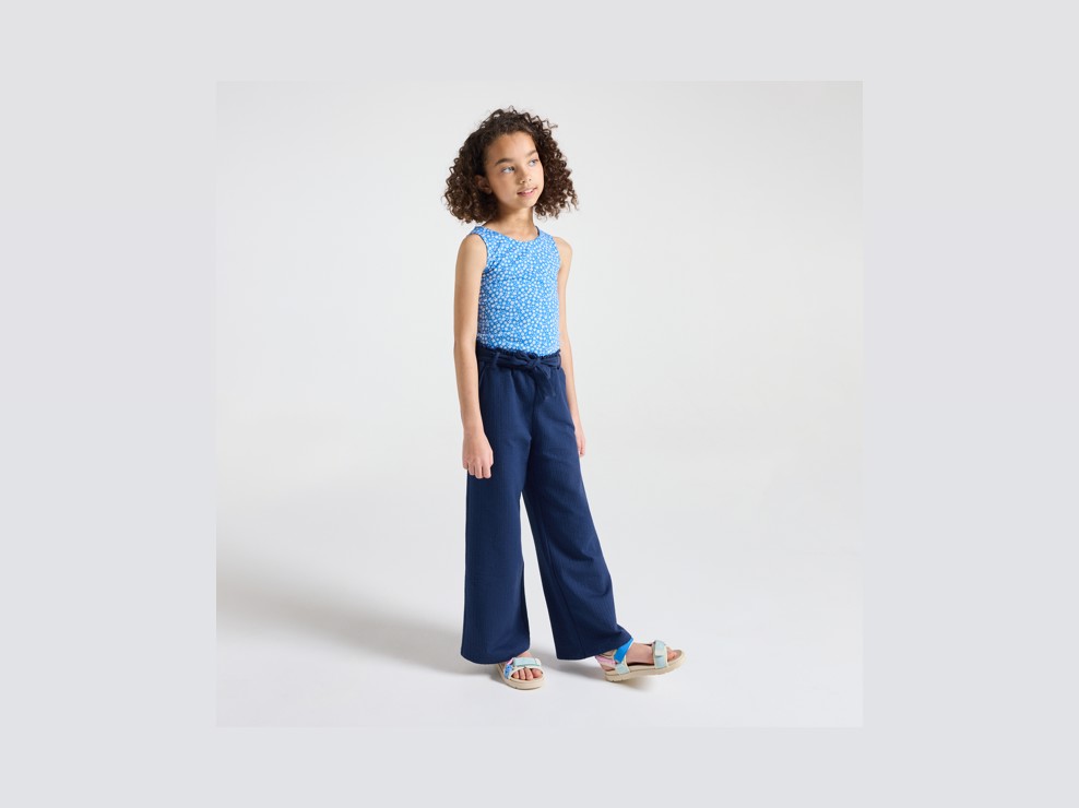 Blauwe broek voor meisjes 1
