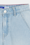 Bermudas vaqueras relax azul desteñido claro niño 3