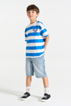 Bermudas vaqueras relax azul desteñido claro niño 1