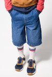 Bermudas vaqueras relax azul desteñido niño 4