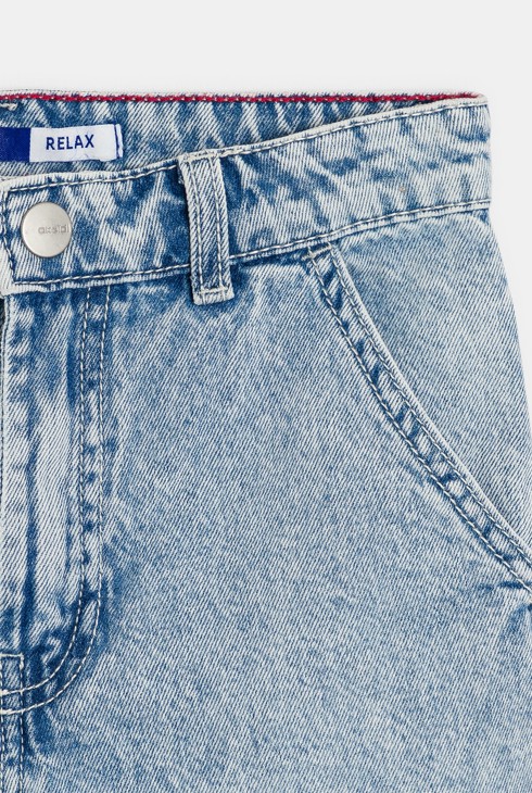 Bermudes relax texà blau blanquejat nen 2