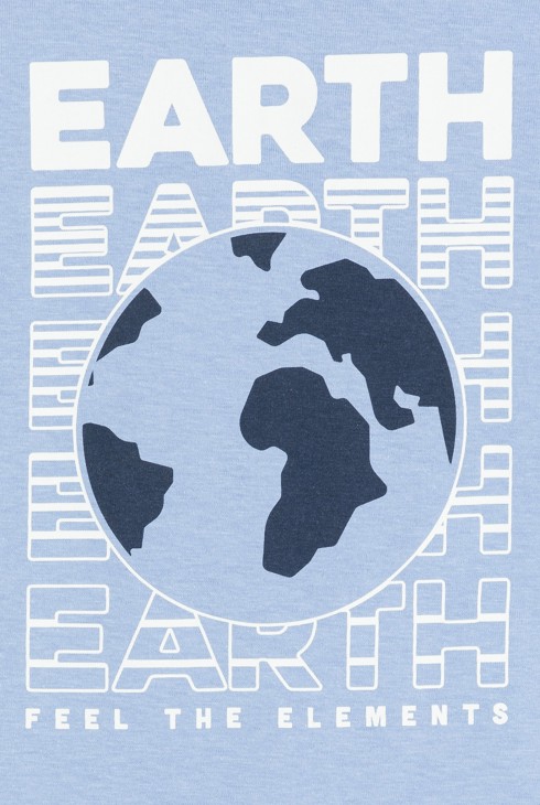 Pyjama d'été 2 pièces en jersey bleu Garçon