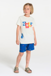 Bermudas de baño estampado azul niño 1
