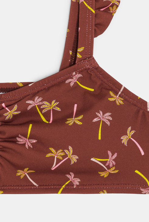 Brauner Bikini für Mädchen