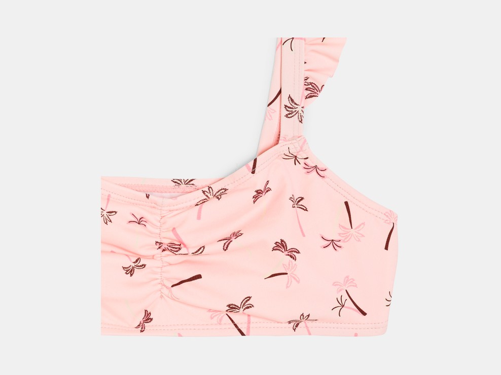 Bañador de 2 piezas rosa pastel niña 2