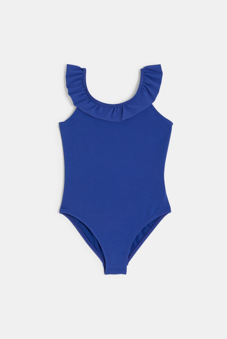 Maillot de bain 1 pièce bleu Fille 1