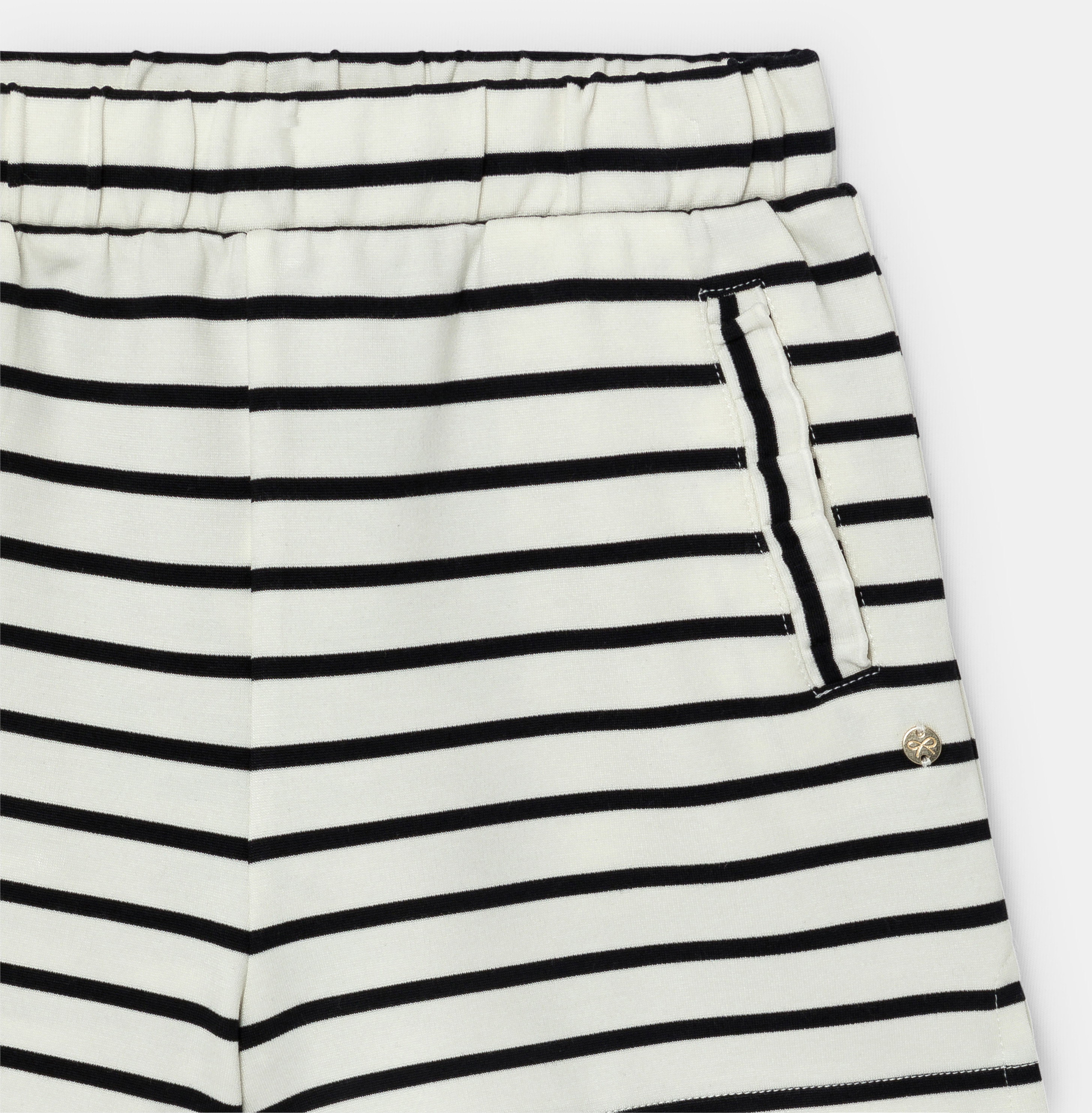 Short rayé noir fille Lili Gaufrette 2