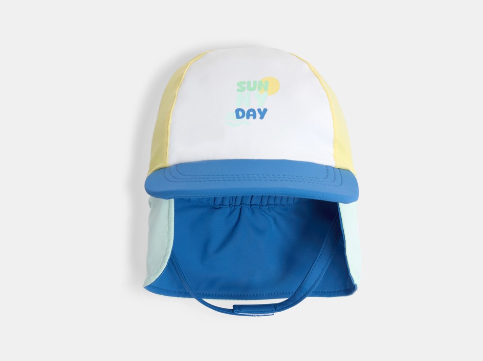 Blauer Sonnehut mit UV-Schutz Kleinkind Junge 1