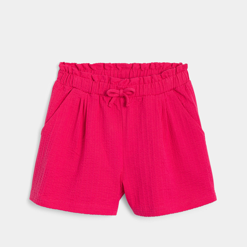 Weiche rosa Shorts aus modischem Jersey für Mädchen