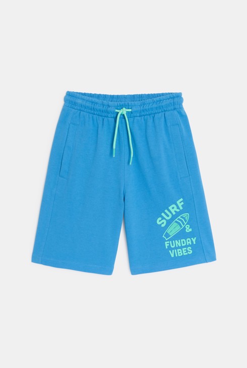Sportliche Bermudas aus Jersey blau Jungen 2