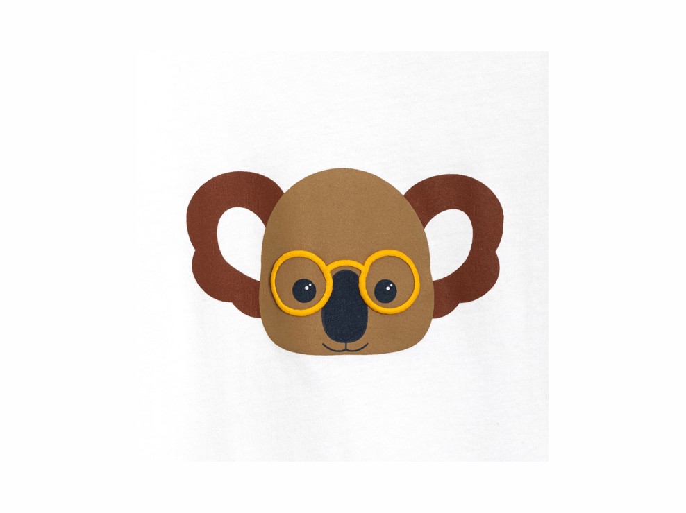 Samarreta coala blanca bebè nen 2