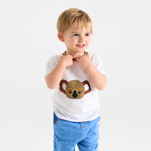 Baby boy's white koala T-shirt 1