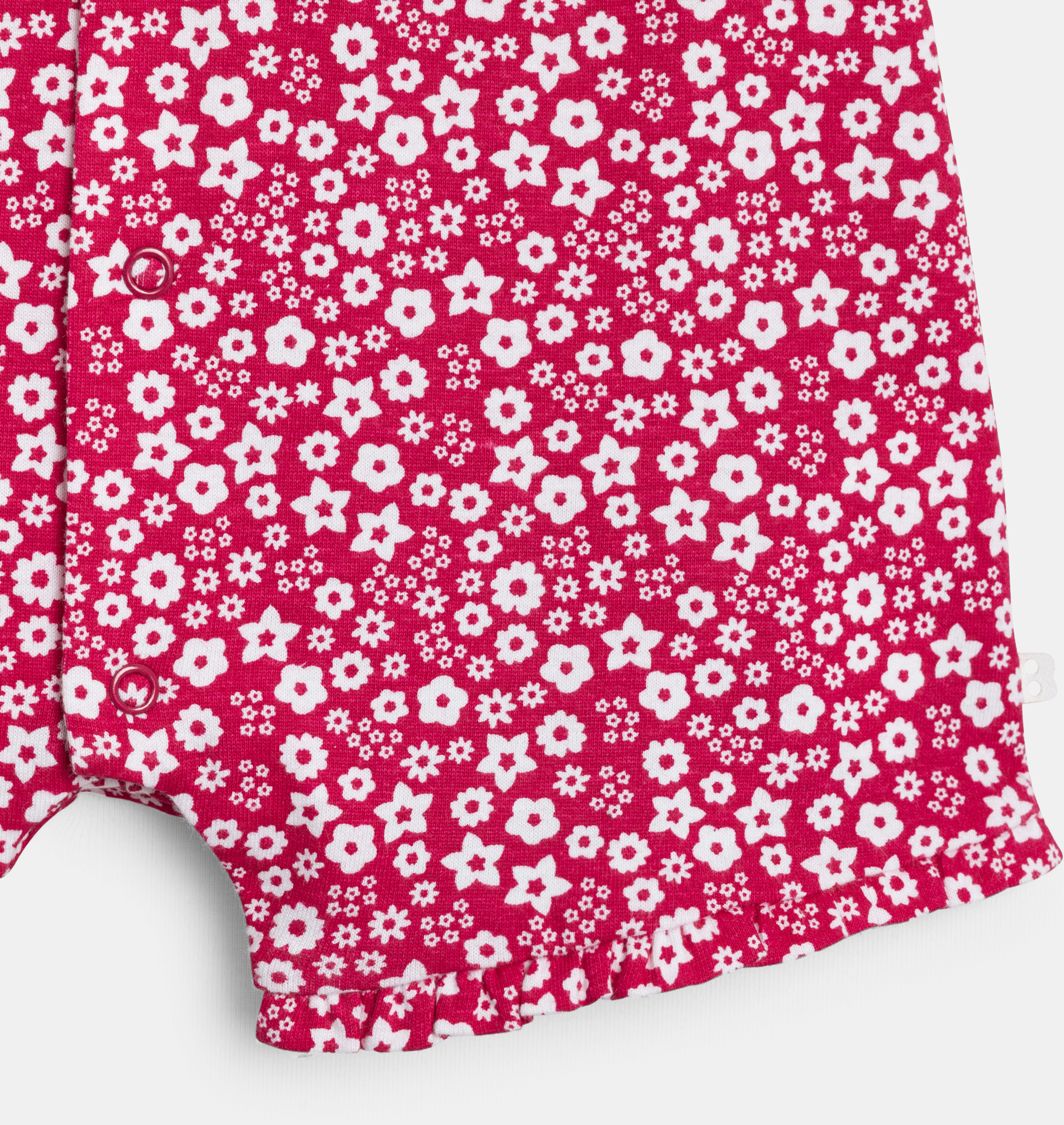 Kurzer geblümter Overall in Rosa mit Blumen Kleinkind Mädchen 2