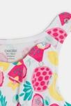 Combi courte fruits multicolore bébé fille 3