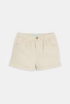 Short denim blanc bébé fille