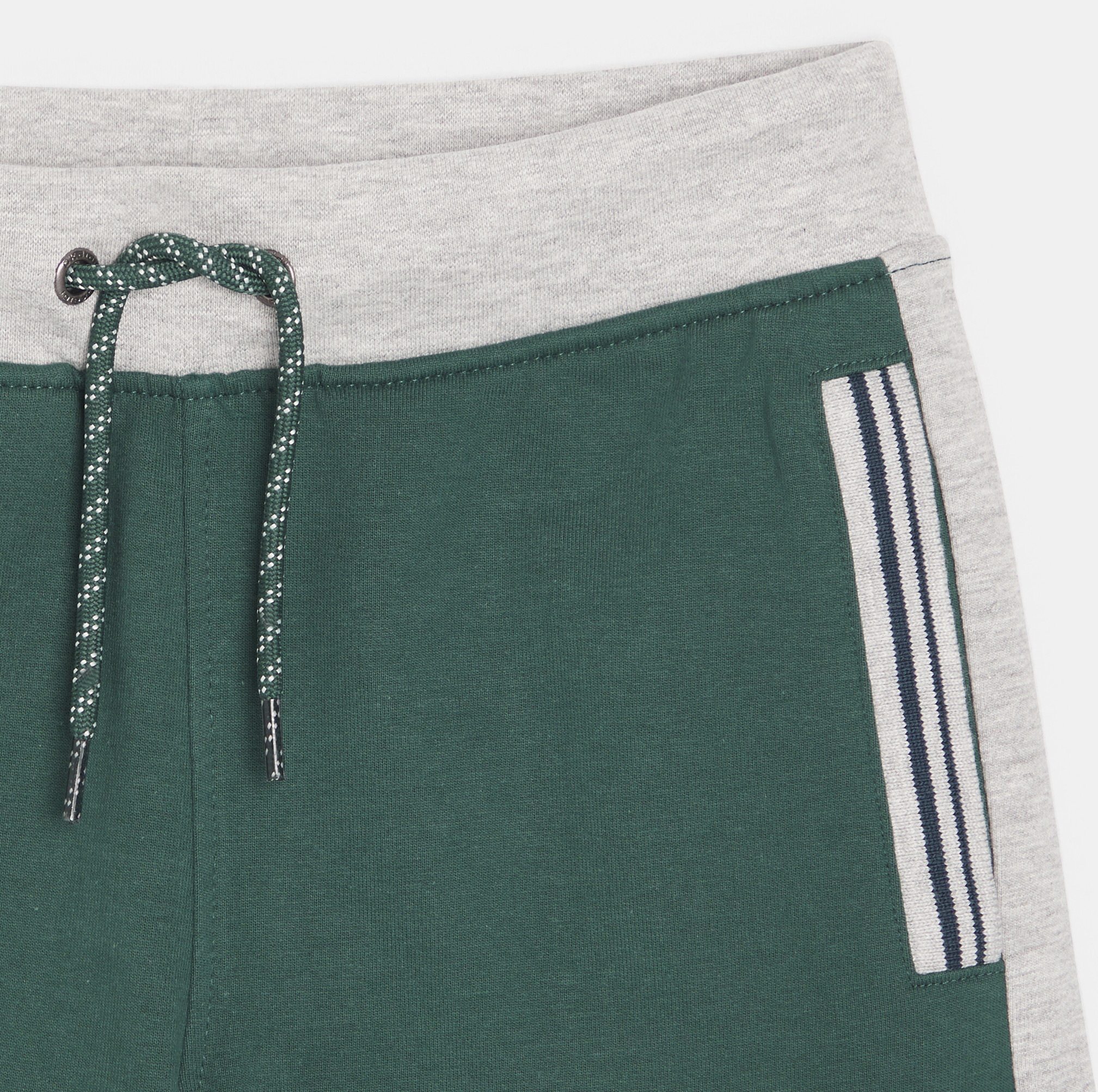 Zelene bermuda hlače od flisa za dječake 2