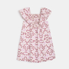 Robe imprimée évasée rose Fille