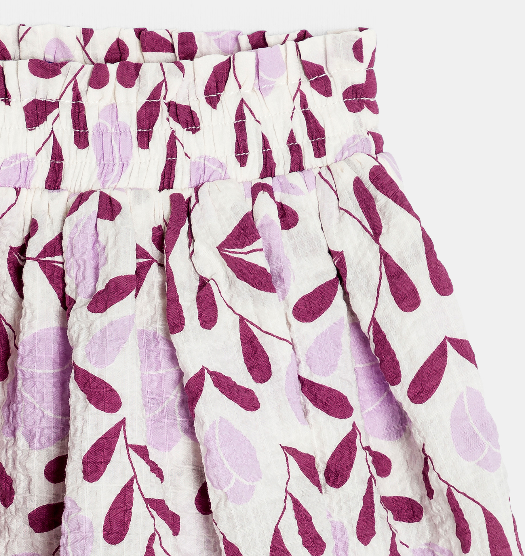 Jupe évasée imprimée rose Fille