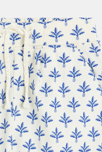Pantalón de punto de algodón con palmera azul bebé niña 2