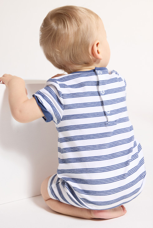 Granota curta de ratlles coala bebè nen 2