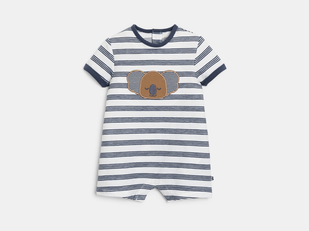 Kort gestreept pakje met koala voor babyjongens 2