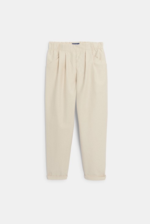 Pantalon carrot non-teint 2