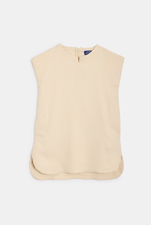 Kleid aus ungefärbtem Molton für Mädchen 2