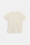 Camiseta de manga corta sin teñir en color crudo para niña. 3