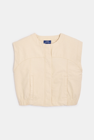 Blouson sans manches non-teint