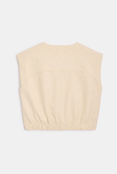 Non-dyed gilet 2