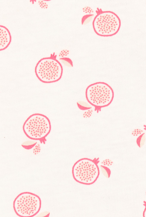 Pyja-short en jersey imprimé fruité rose Fille