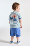 T-shirt jersey crabe bleu bébé garçon 5