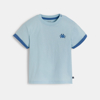 T-shirt jersey crabe bleu bébé garçon