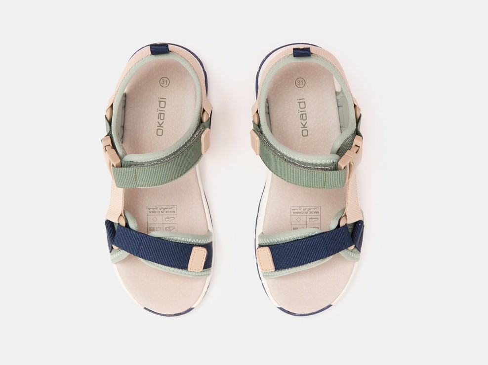 Sandales tout terrain à scratch bleu garçon 2