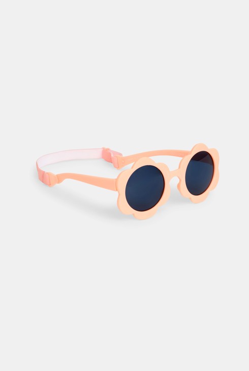 Lunettes de soleil fleur rose bébé fille 2