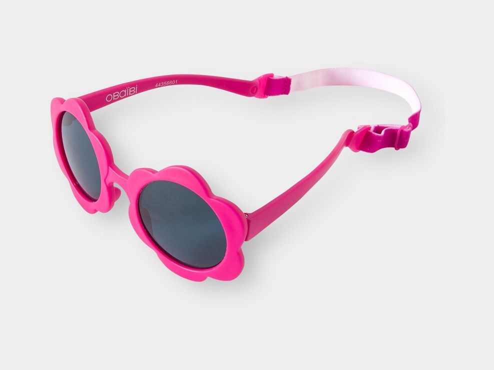 Lunettes de soleil fleur rose bébé fille 1