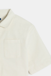 Veste courte en toile beige Fille 2