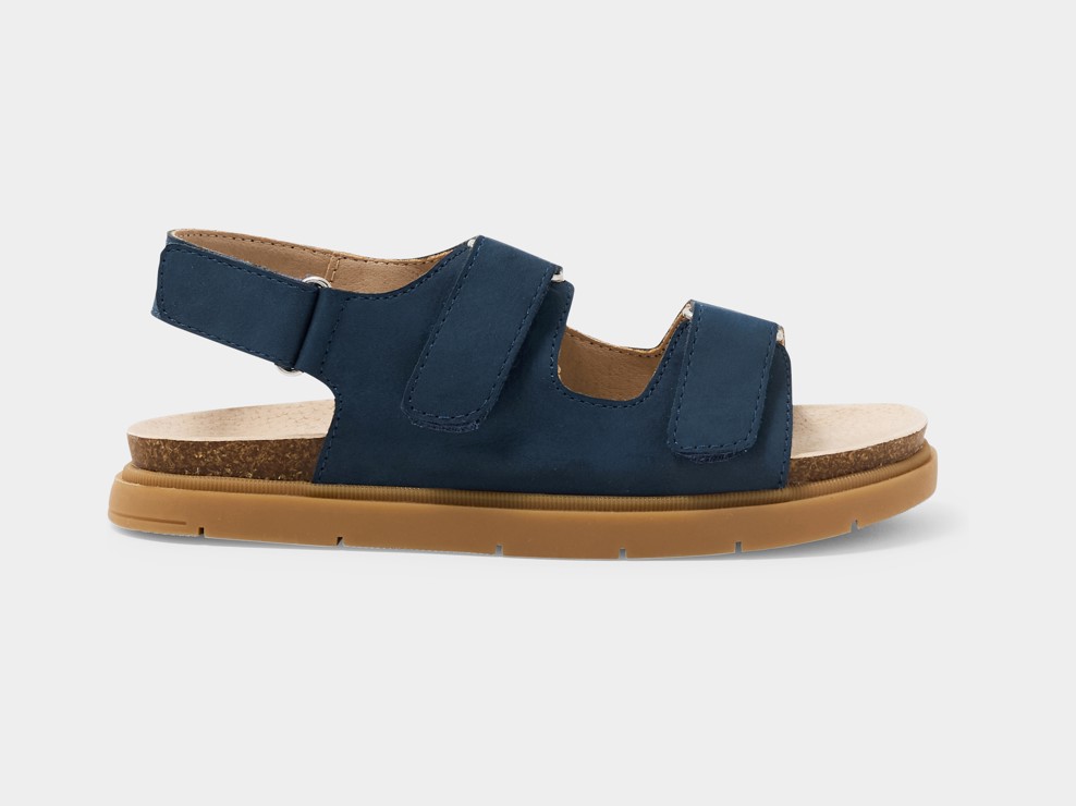 Blaue Sandalen mit Klettverschluss für Jungen 1